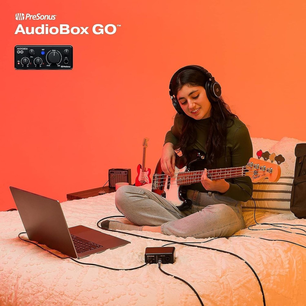 PreSonus AudioBox GO Compact 2x2 Bus-Powered USB Audio Interface