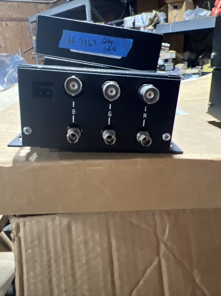 Ge Security RGB OPTICAL RECEIVER VRRGB030 No Power Cord Untested