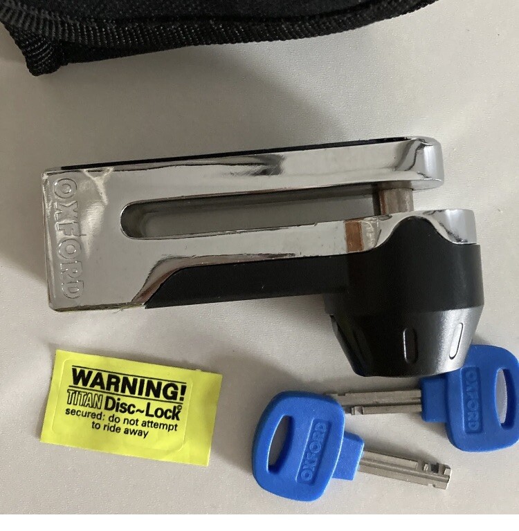 New Titan - Oxford Disc Lock With Case
