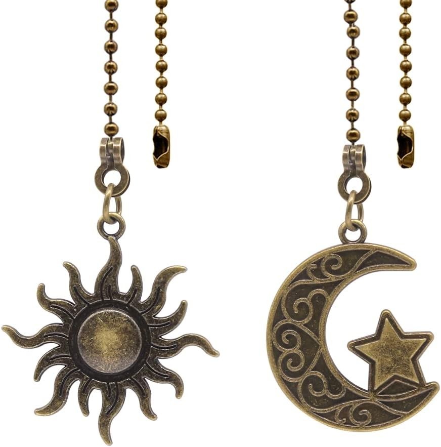 Ceiling Fan Pull Chain Set Decorative Totem Bohemia Pull Chain Pendant Extens...