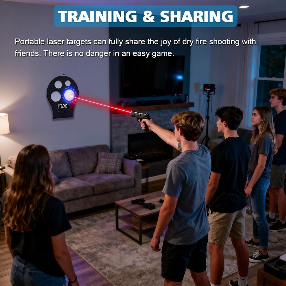 Laser Training Target M-Target - Four-Zone Dry-Fire Training System for Indoor S