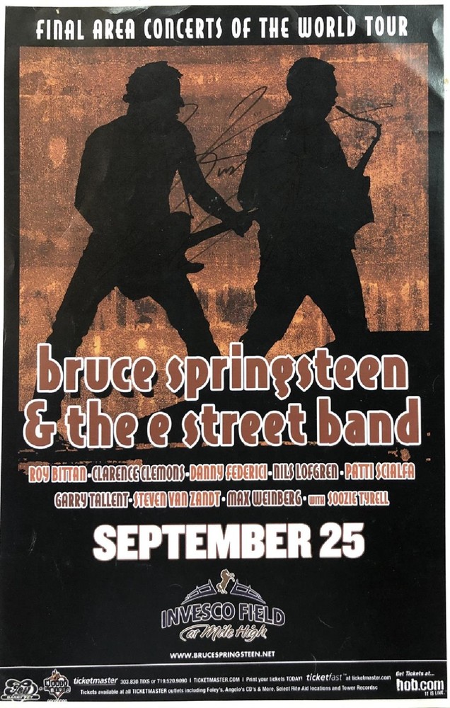 Bruce Springsteen- 11X17 Signed Mini Poster