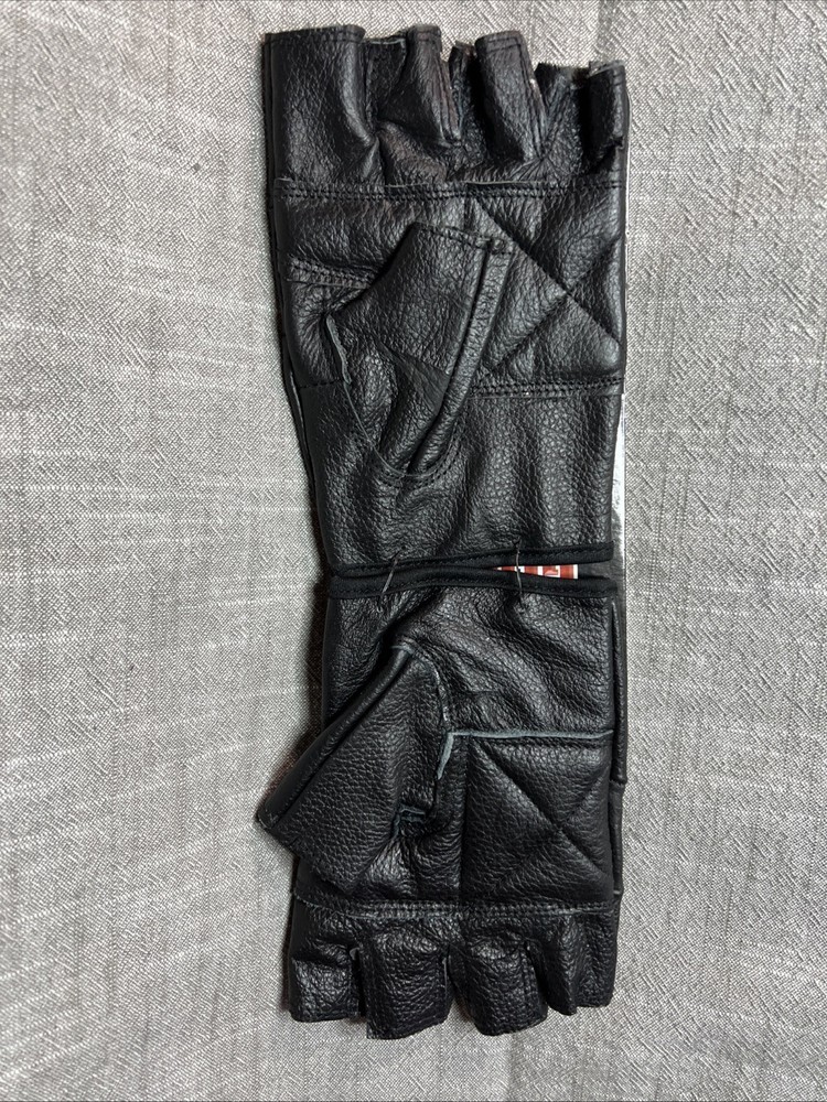 Rothko Extra Large Biker Gloves Black Fingerless