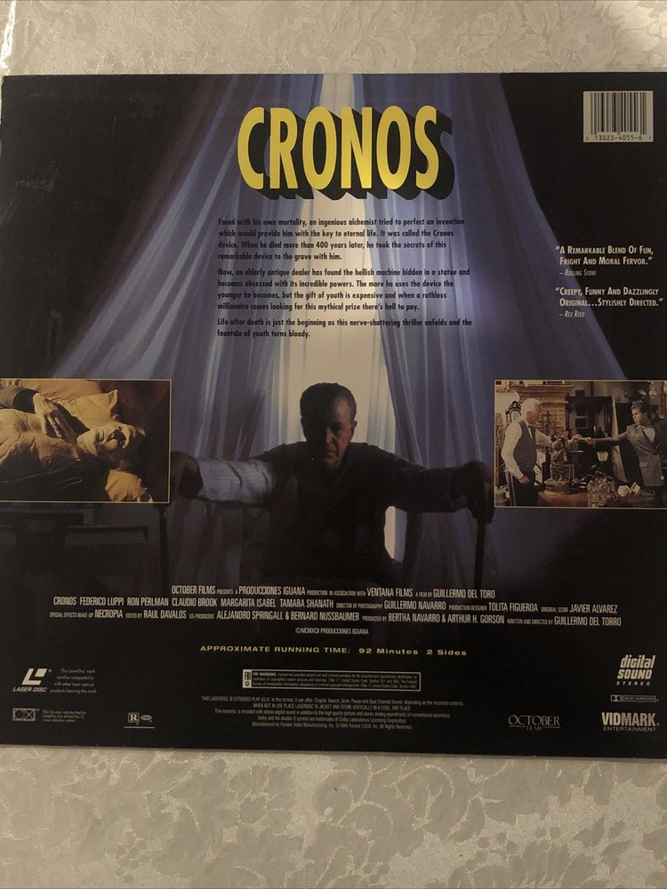 Cronos Laserdisc Guillermo Del Toro