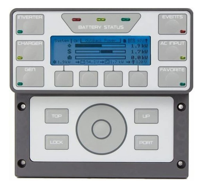 Outback Power MATE3S System Display and Controller - Network Connected