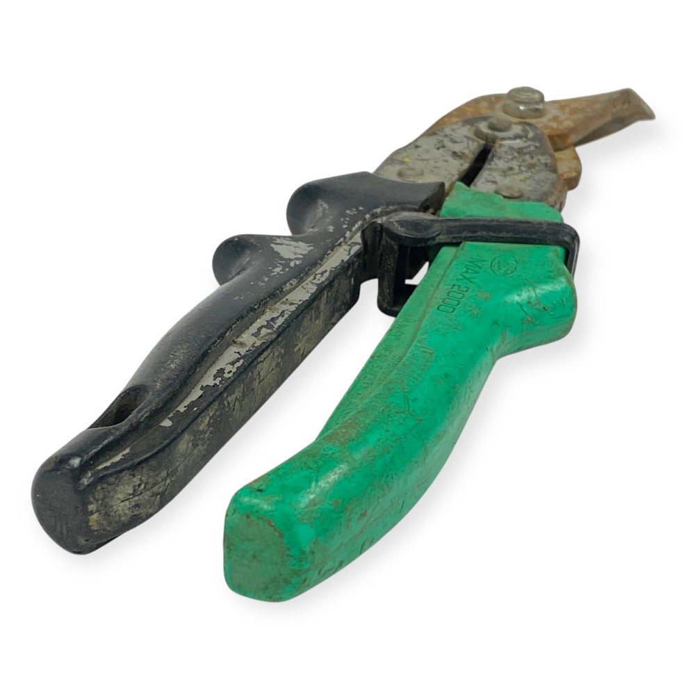 Malco M2007 Max 2000 Right Cut Offset Aviation Snips, Made in USA