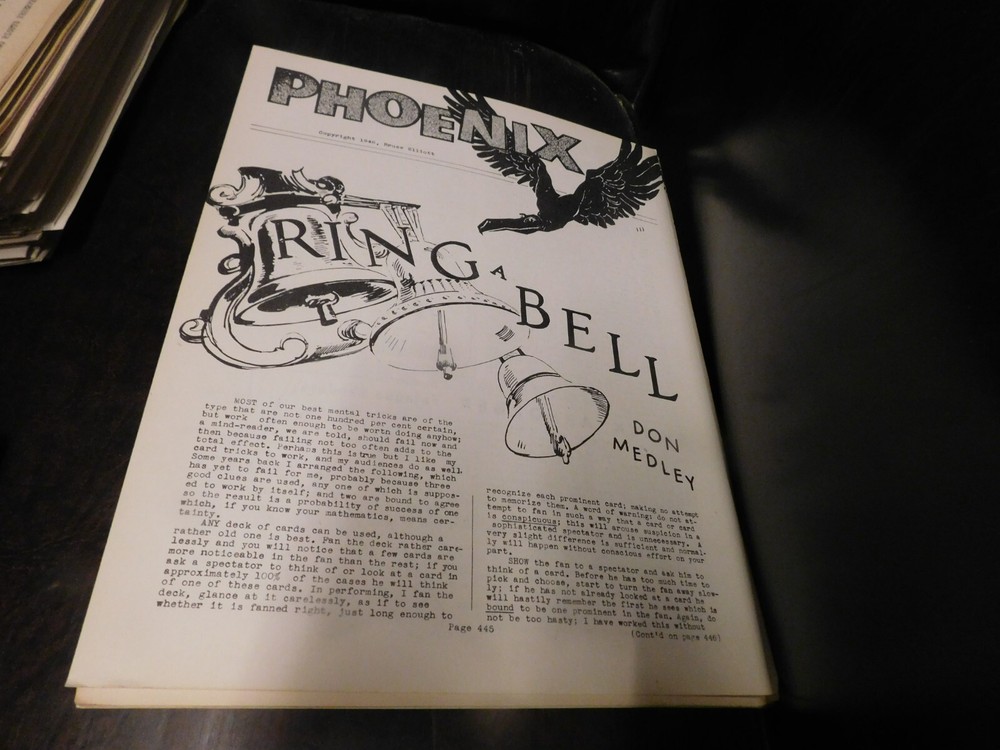 The Phoenix Magic Magazine For Magicians # 111