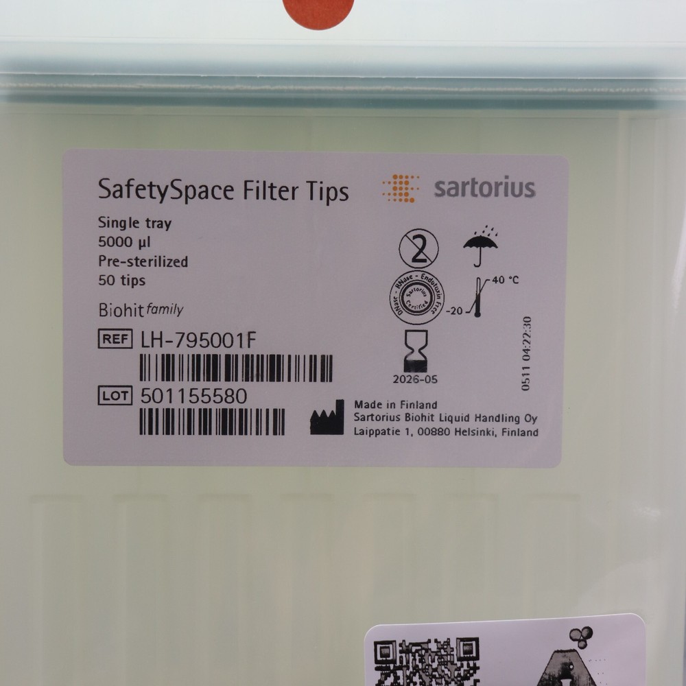 Sartorius LH-795001F SafetySpace Filter Tip