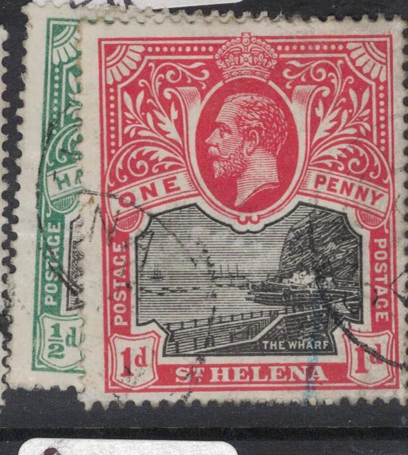 St Helena SG 72-3 VFU (9fmo)