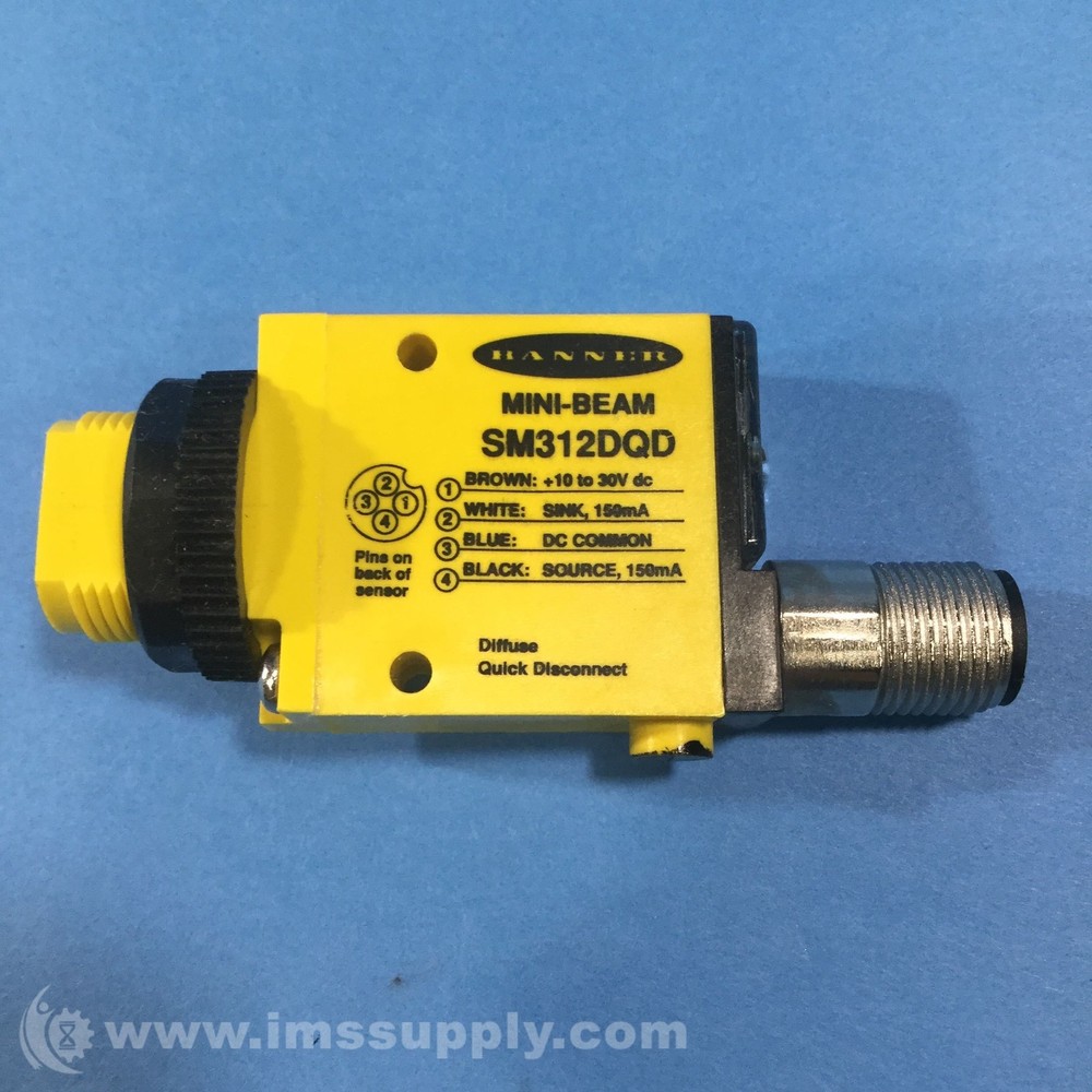 Banner SM312DQD Diffuse Photoelectric Sensor FNOB