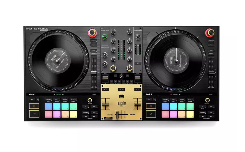 Hercules DJ Control Inpulse T7 Premium Edition - 2-Channel DJ Controller for Ser
