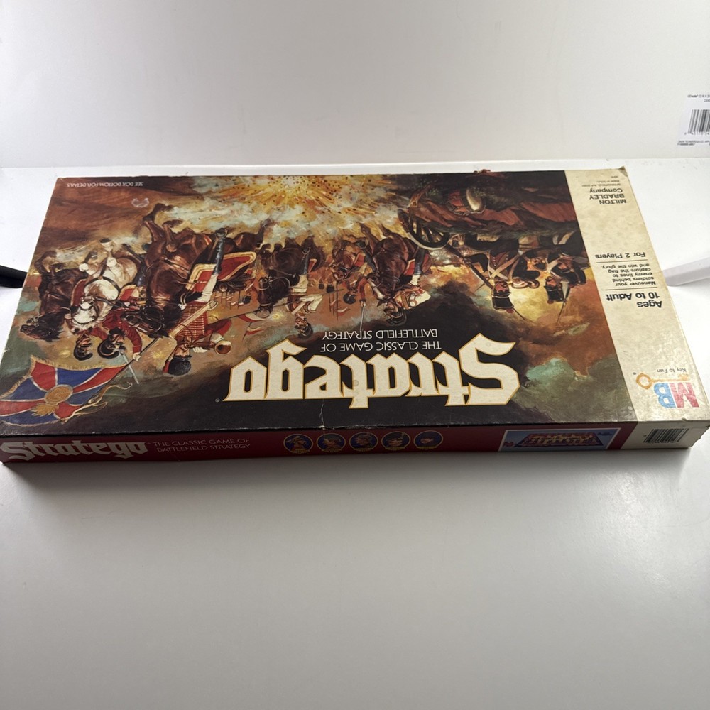 Milton Bradley Stratego 1986 Board Game Complete