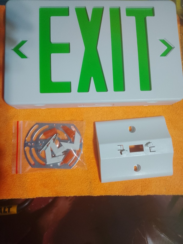 Tanlux Green Exit Sign