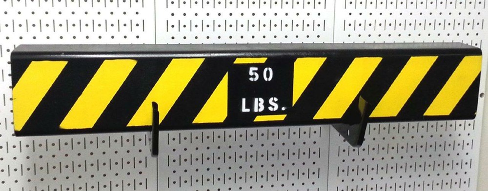 Wall Control Heavy Duty Pegboard Hook Slotted Hook Pair - Slotted Metal Pegboard