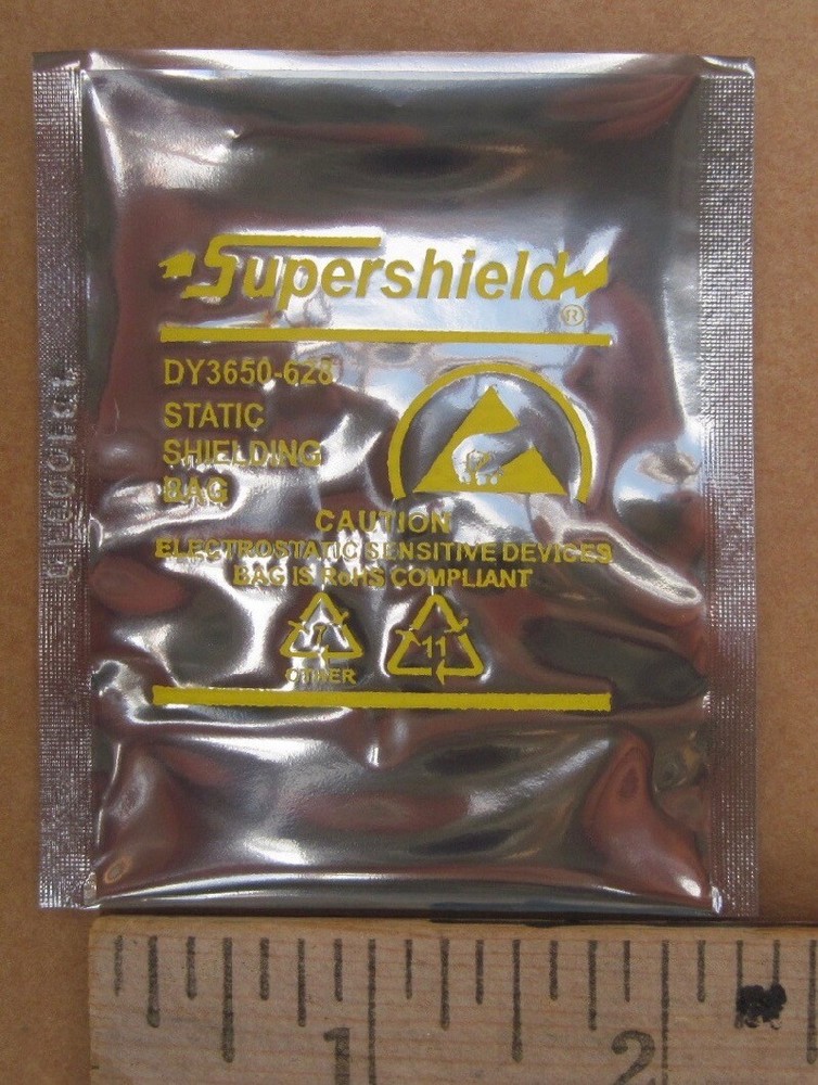 200 2x3" Open-Top Dou Yee Static Shield Bags