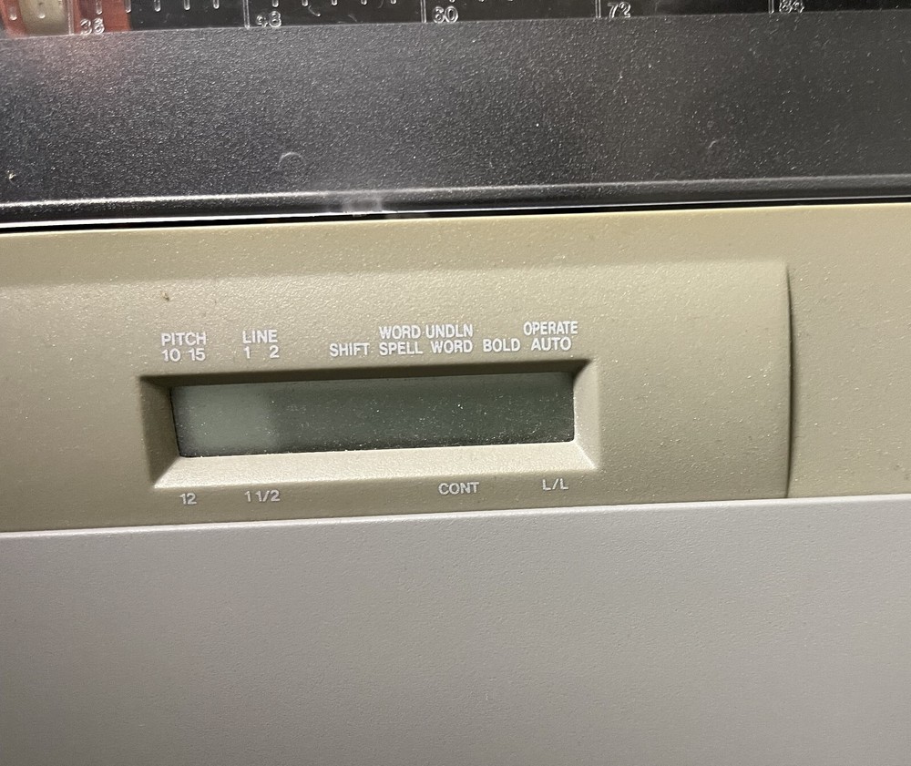 Brother SX-4000 Electronic Typewriter with LCD Digital Display