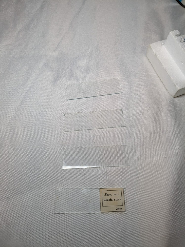 Vintage Microscope Slides (No Microscope) In A Metal Tin