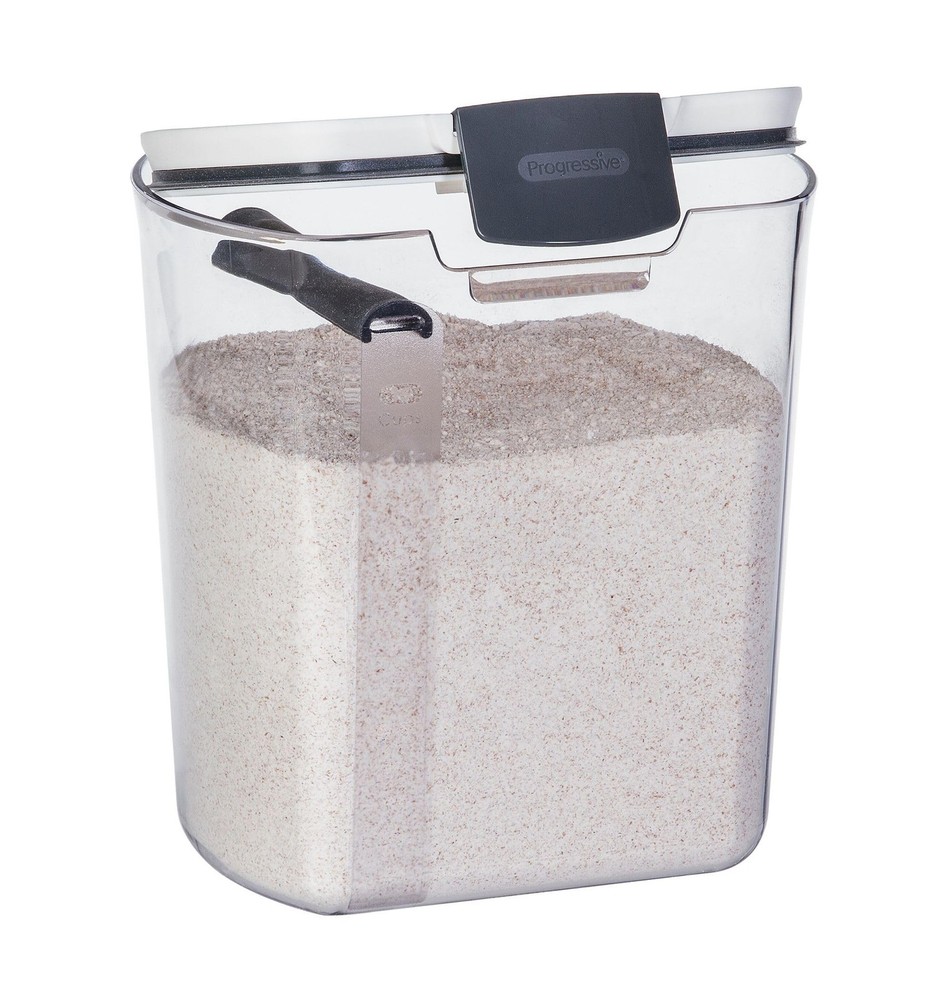 Flour Storage Container, 4-Quart, BPA-Plastic, Dishwasher Safe