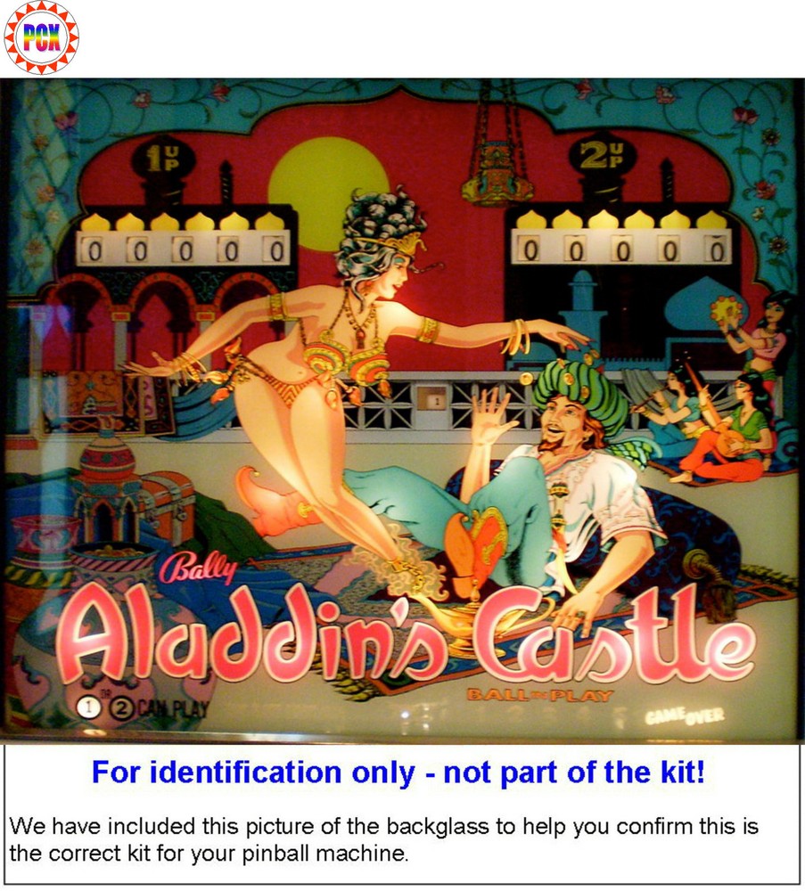 1976 Bally Aladdin's Castle Pinball Basic Tune-up Kit - Includes Rubber Ring Kit