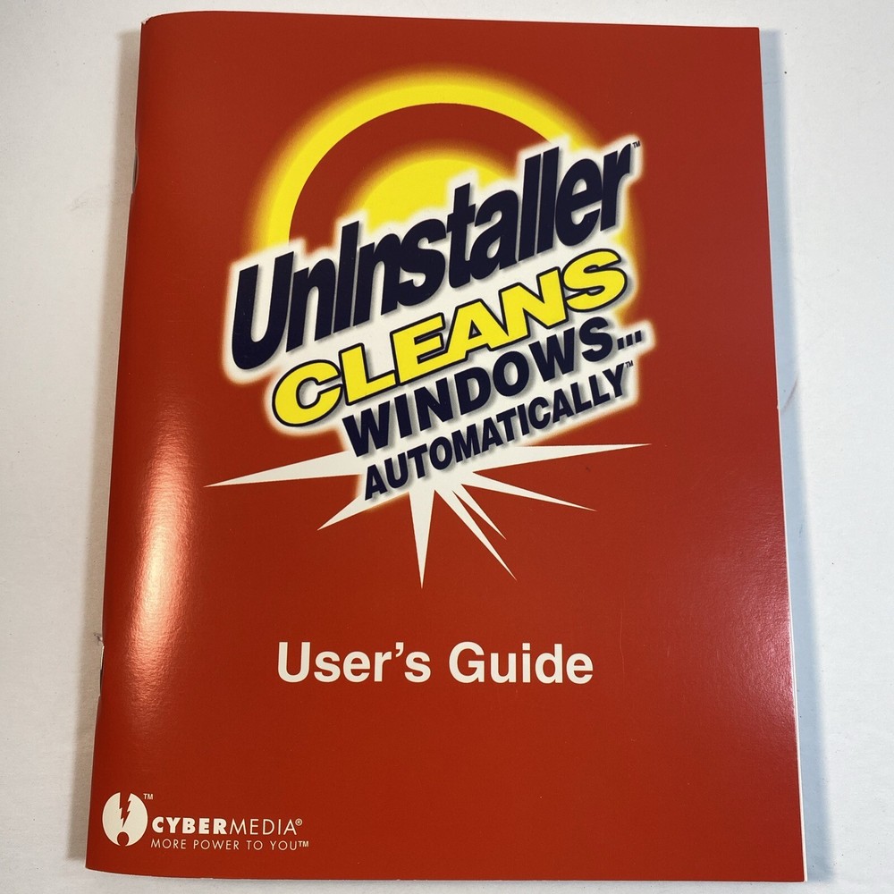 Micro Help Uninstaller Cleans Windows Automatically Windows/95/Manual Only [A46]