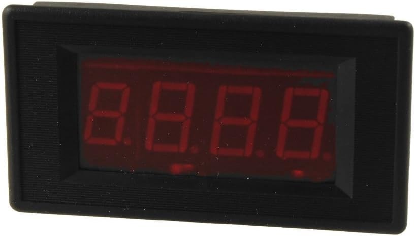 uxcell Red LED Digital Display AC 0-300V Voltage Test Panel Voltmeter Black