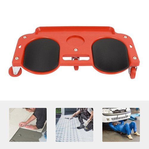 Rolling Knee Pads Platform W/ Wheeled Workers' Wheels Knee Pad Floor Tiles Tools
