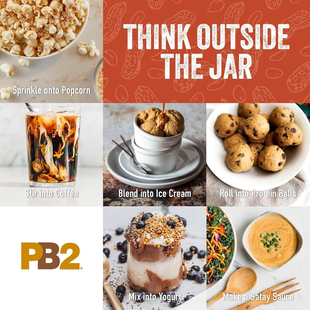 Crunchy Powdered Peanut Butter - 32oz Nutritious & Versatile Baking Essential