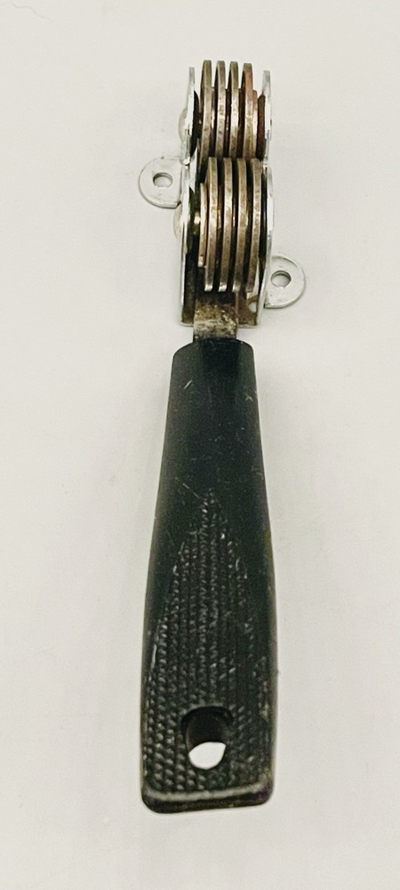 MCM Ekco Chrome Plated Pull Through Knife Sharpener 6.5” Retro Gadget Vintage