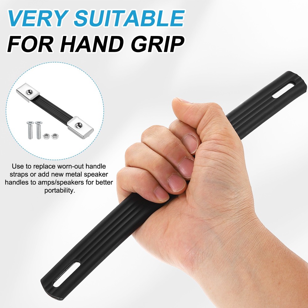 8 Inches Speaker Cabinet Strap Handles, Handle Pull for Speaker Case, Silver