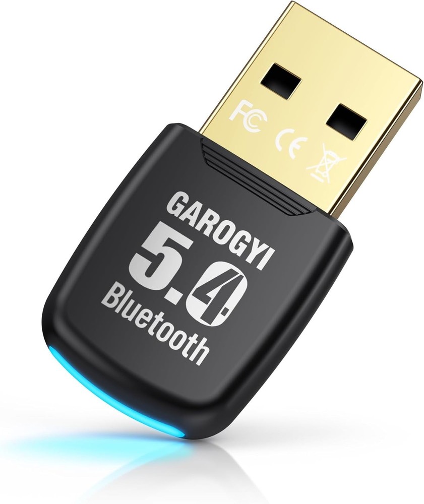 USB Bluetooth 5.4 Adapter for PC - Plug & Play on Windows 11/10 - Mini 5.4+ED...