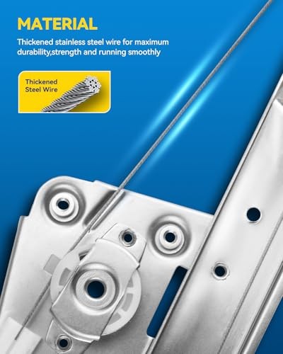 741-655 Power Window Motor and Regulator Assembly Front Driver Side