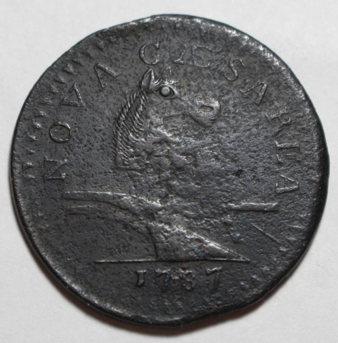 1787 Jersey Cent Colonial M1761