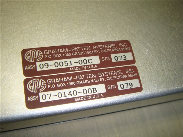 GRAHAM-PATTEN SYSTEMS D/ESAM 400 DIGITAL AUDIO MIXER WITH CONTROL PANEL -READ!!