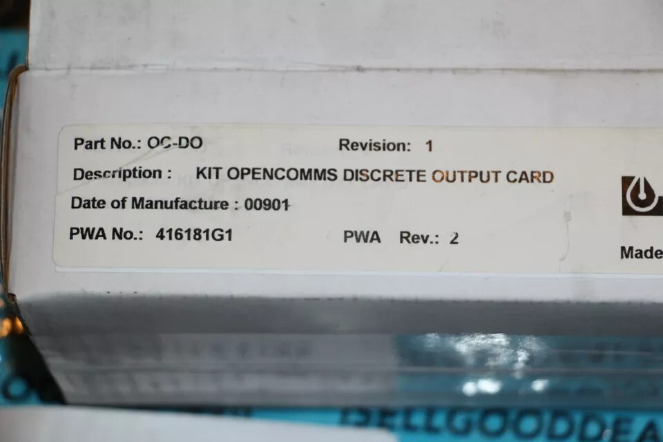 Liebert OC-DO Discrete Output Interface Card Kit 416181G1 New Condition