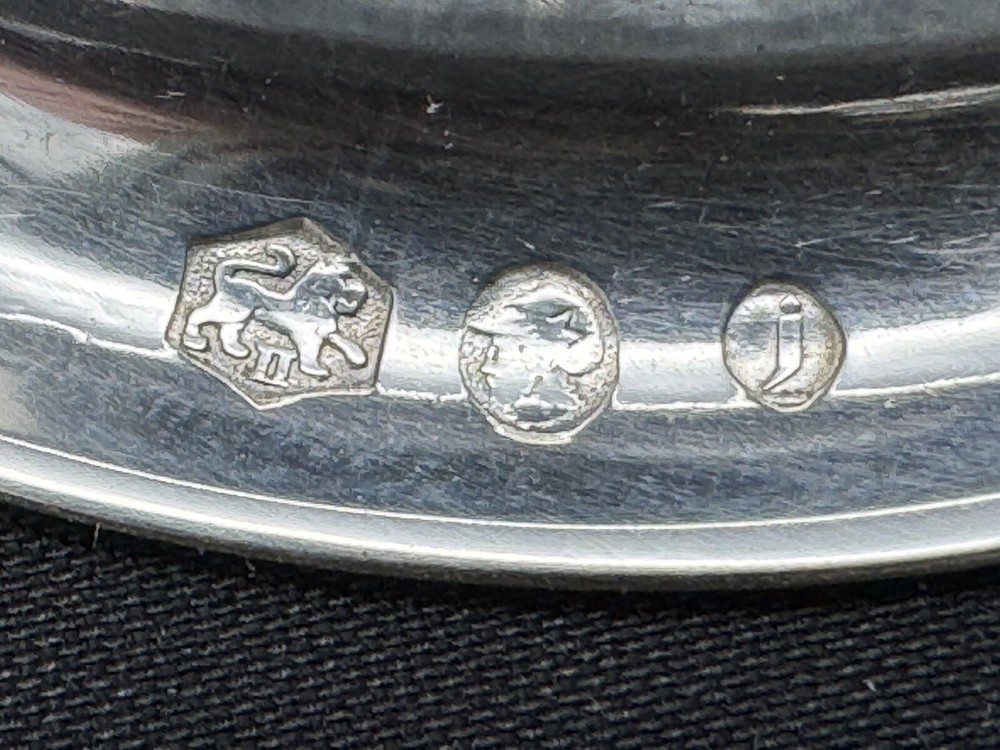 Vintage Dutch 833 Silver Tea Strainer, 36 grams