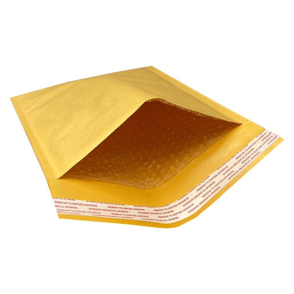 UOFFICE 400 Kraft Bubble Mailers 8.5x12" - #2 Self-Seal Padded Envelopes