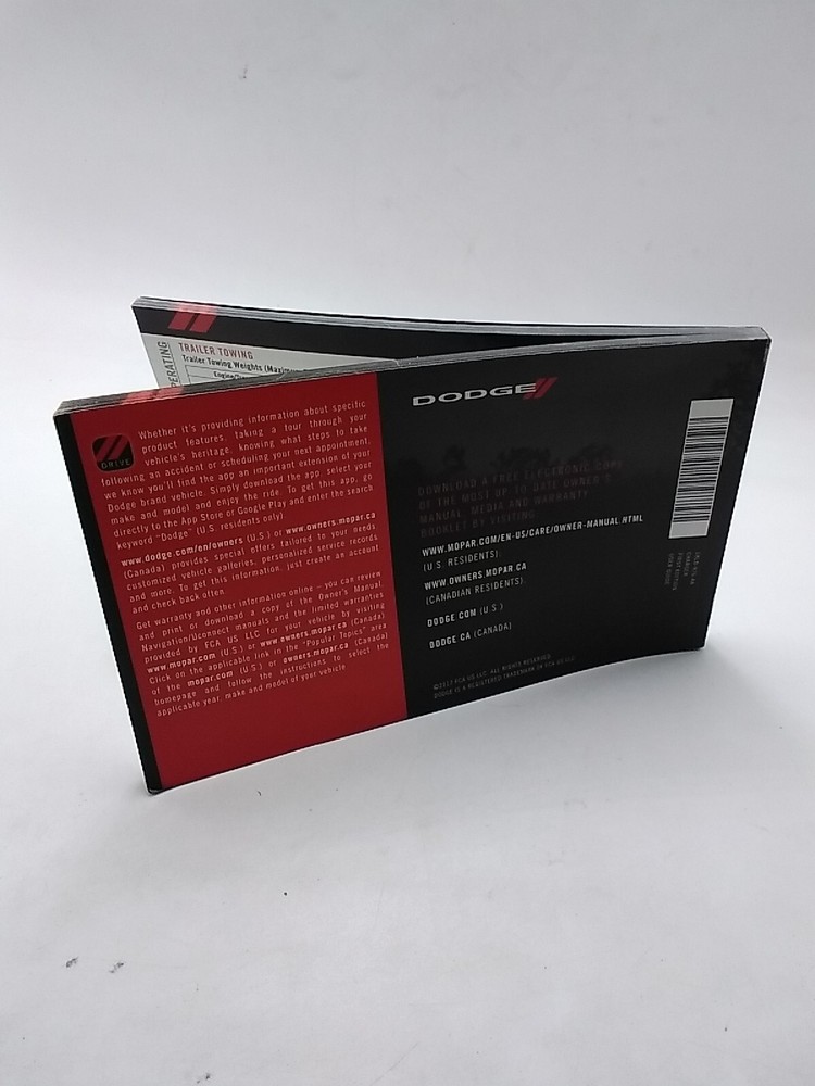 2018 Dodge Charger User Guide OEM