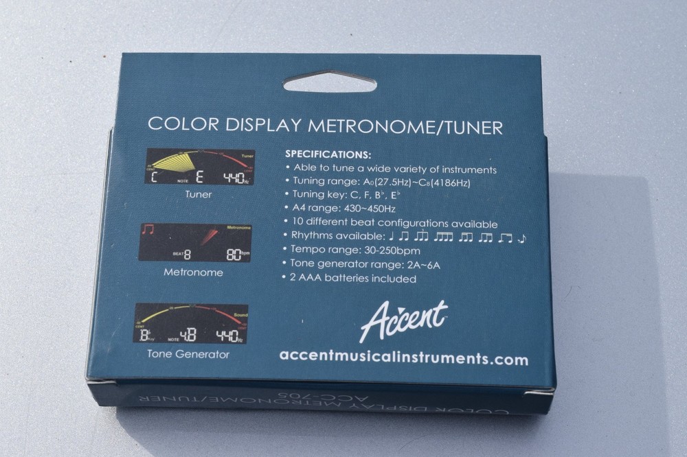 Accent Color Display Metrone/Turner Acc-705