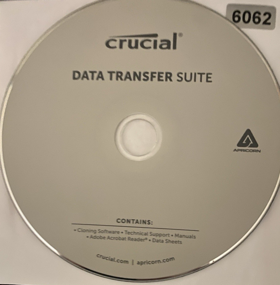 VINTAGE SOFTWARE | CRUCIAL HARD DRIVE DATA TRANSFER SUITE