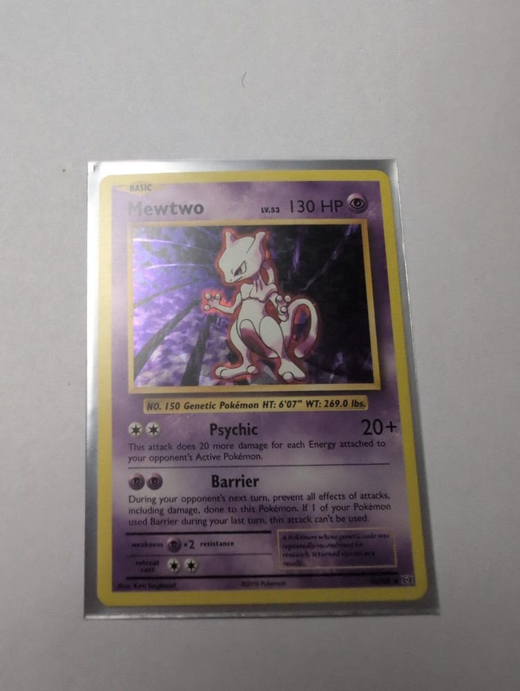 Mewtwo 2016 Pokemon Card 5/108 Psychic Type