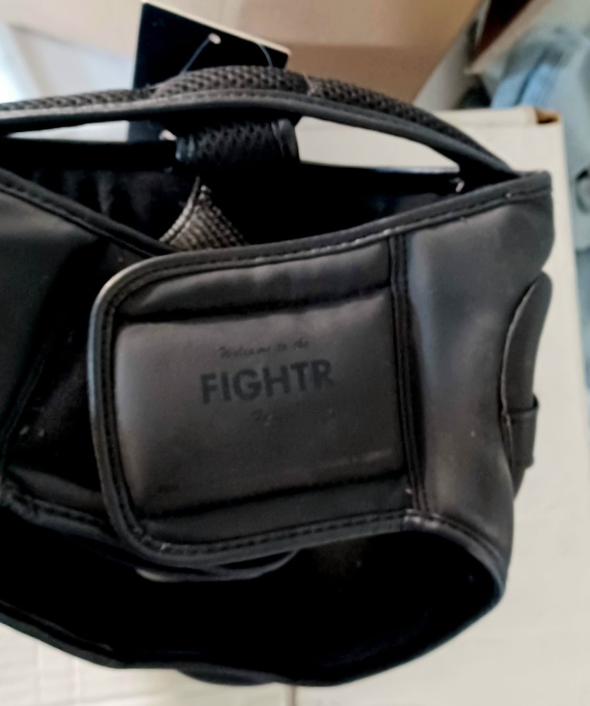Fightr Training Headgear Black/Grey Boxing MMA Protective