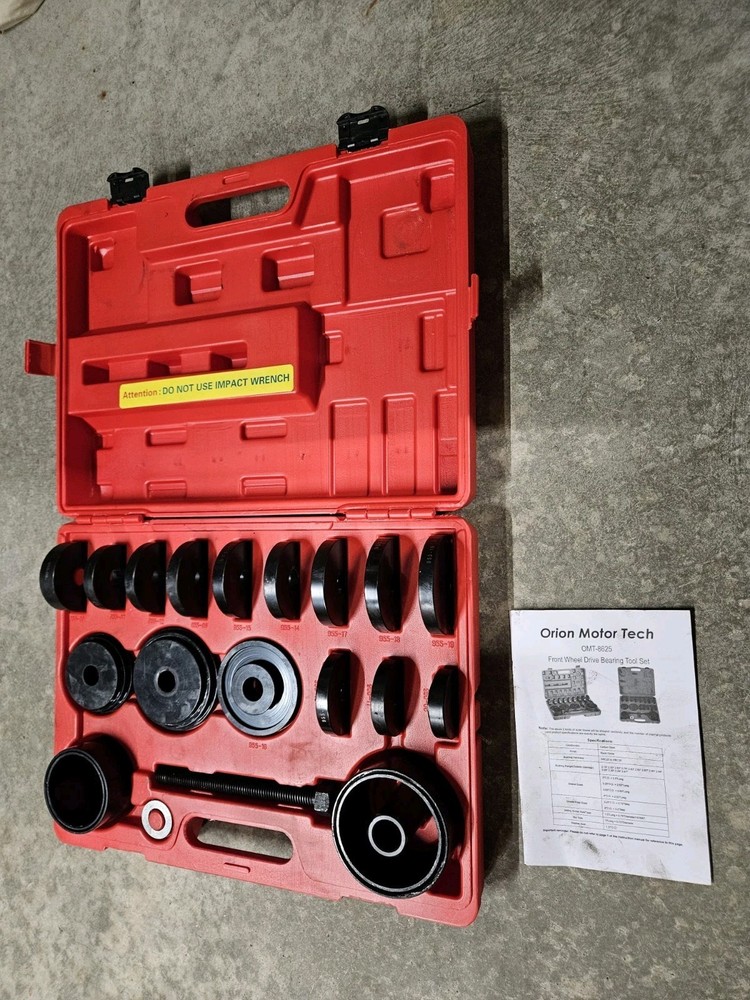 Front Wheel Drive Bearing Removal Tool Kit