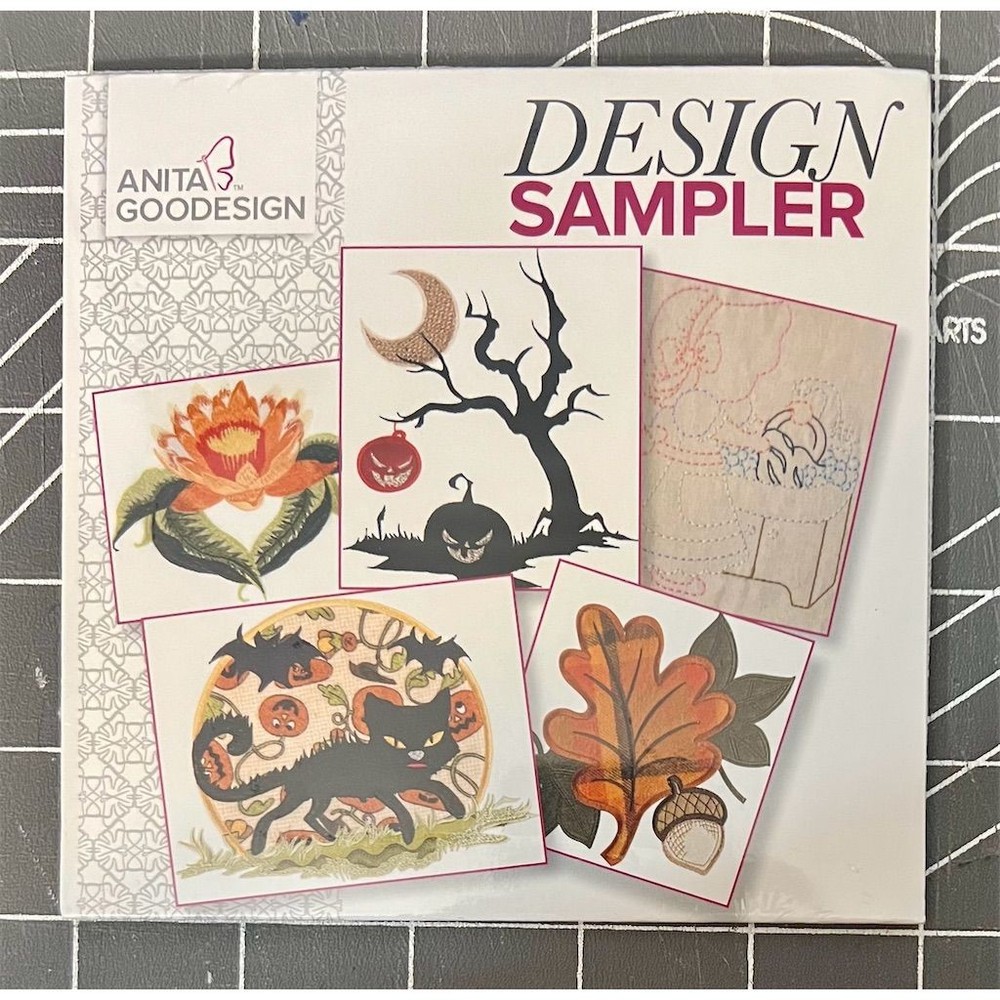 Anita Goodesign Embroidery & Applique Techniques Sampler CD 40 Different Designs