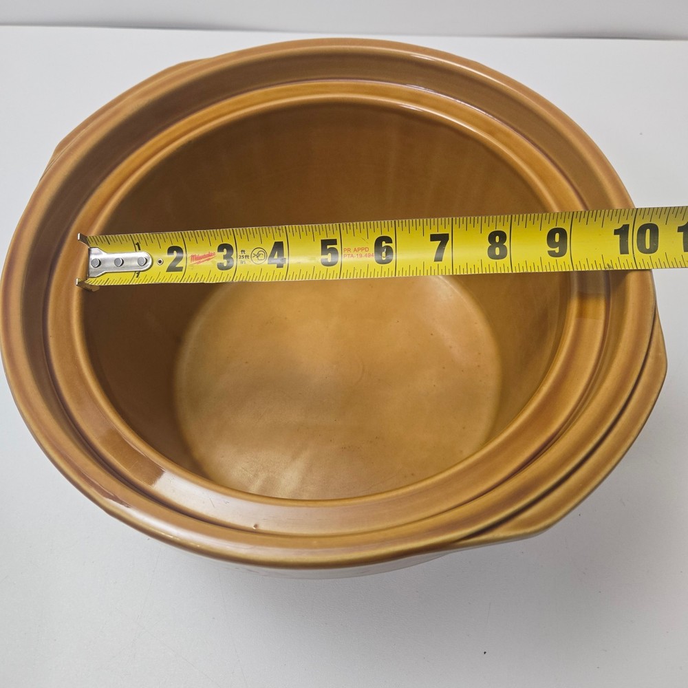 Rival Crock Pot 3355 3350/2 Ceramic Insert Replacement 5 Qt. Slow Cooker Brown