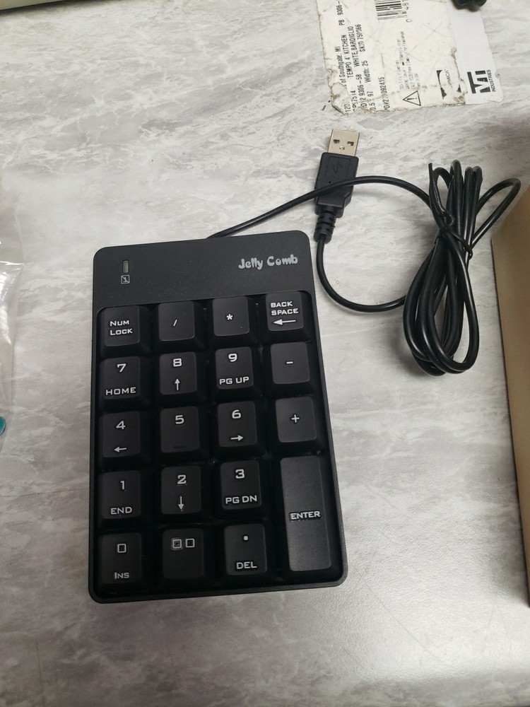 Jelly Comb USB Numeric Keypad Black free ship