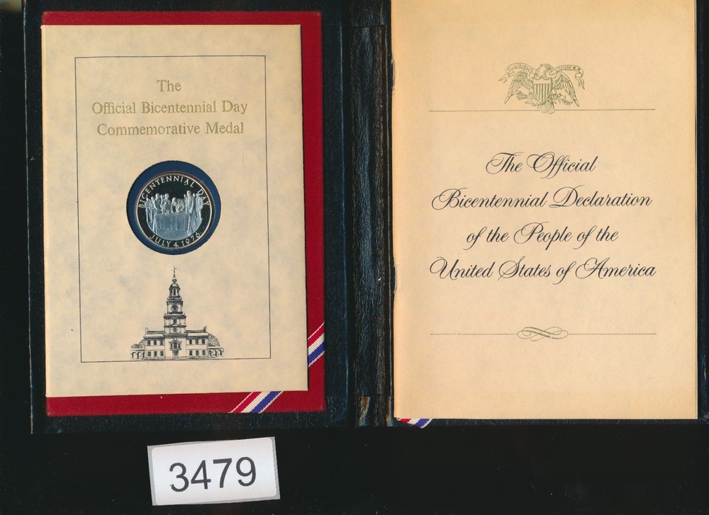 1976 SILVER HALF BICENTENNIAL PROOF - COA- #3479