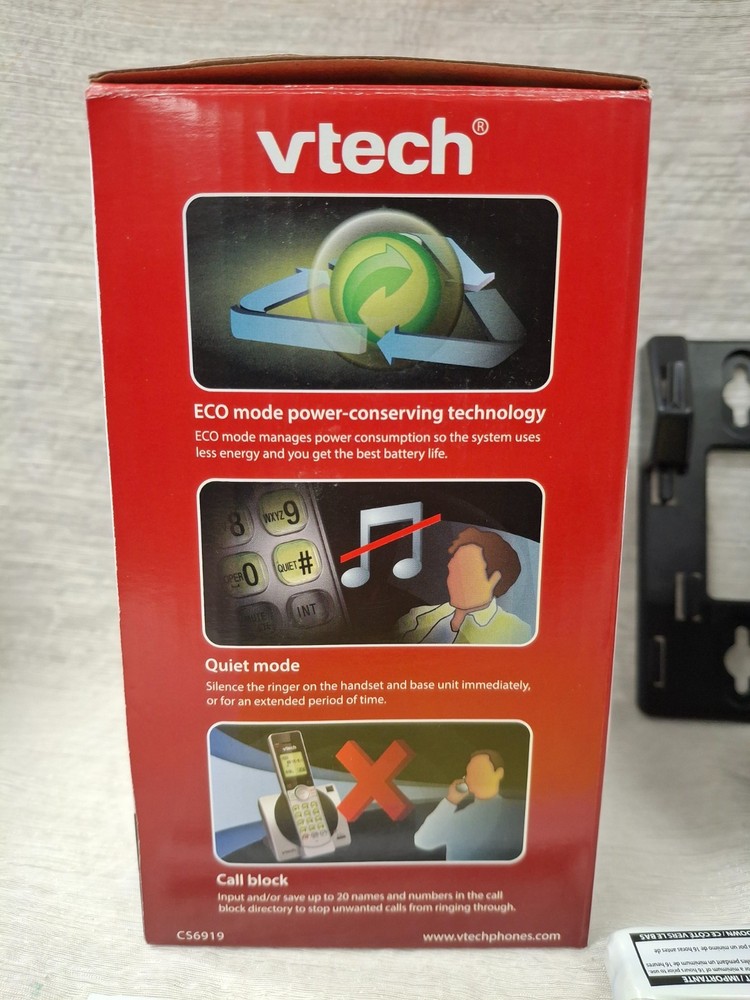 VTech CS6919 Cordless Phone System Call ID Call Waiting NEW!!
