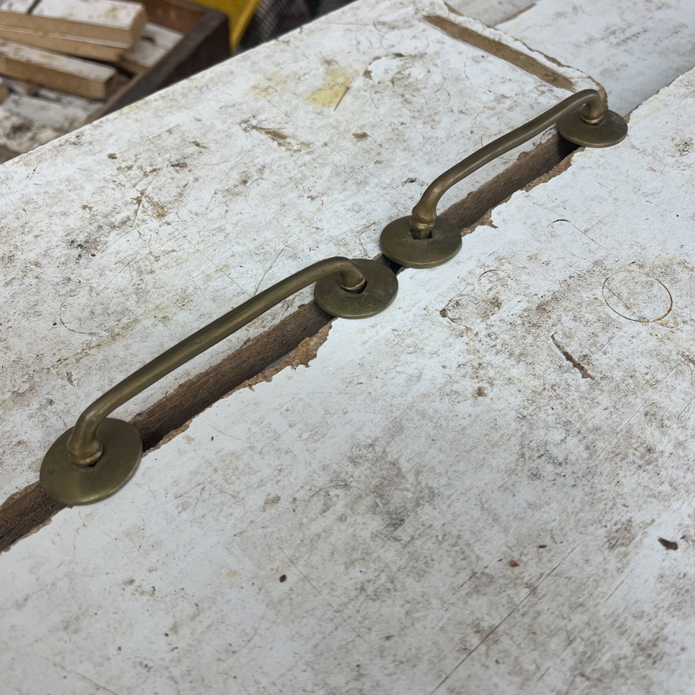 19thC Brass Handle Pulls