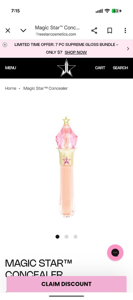 Jeffree Star Magic Star Concealer C8.5