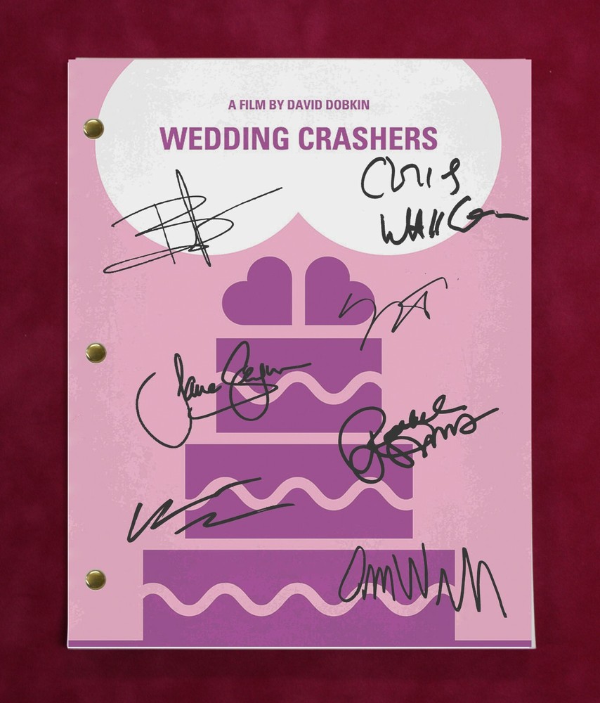 Wedding Crashers with reproduction signatures